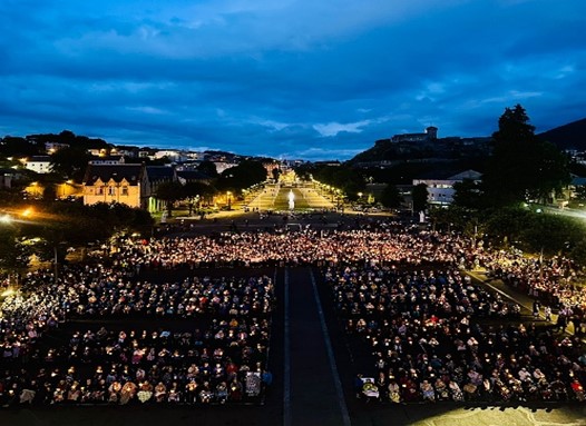 Loyola Prep boys at Lourdes