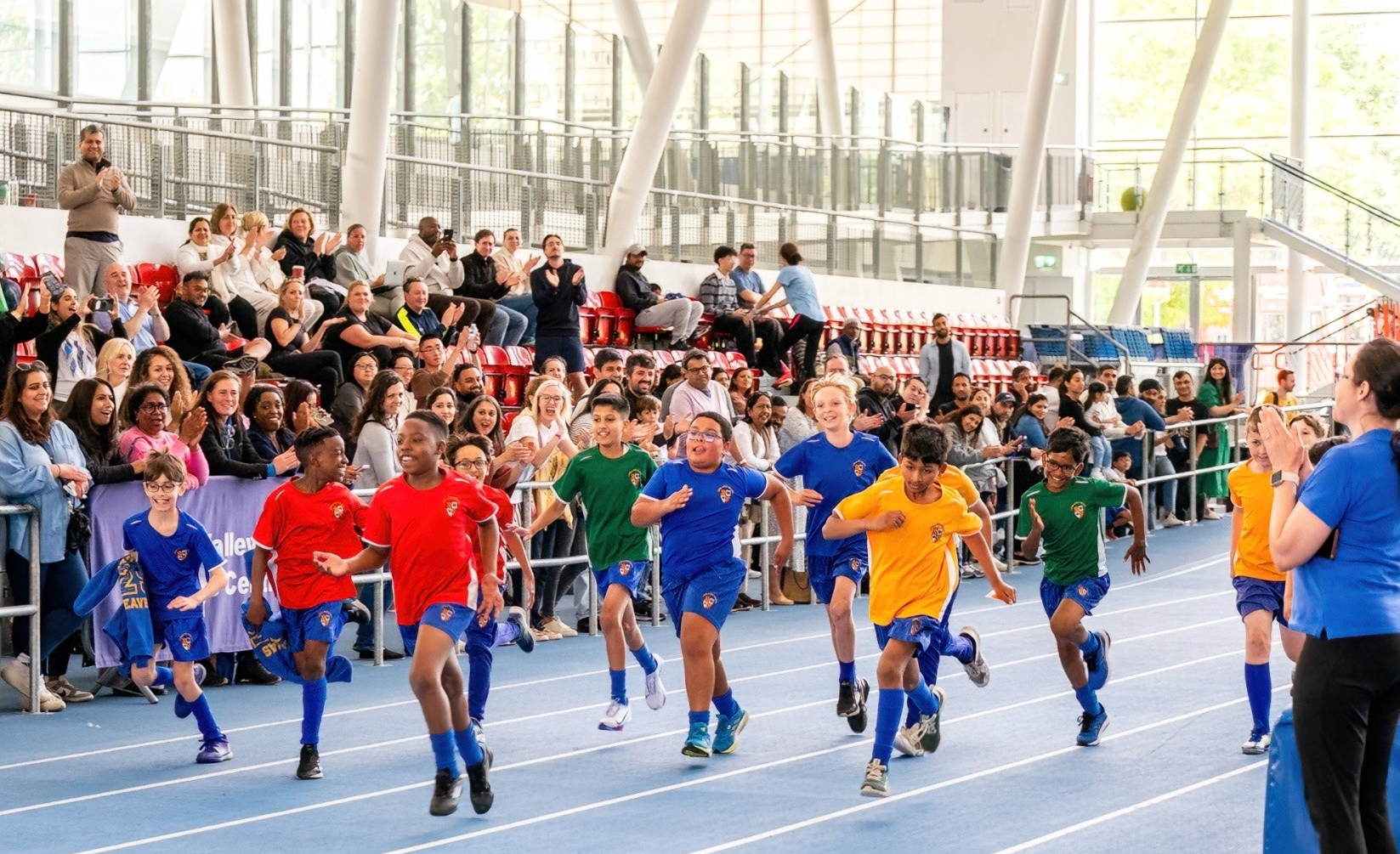 Loyola boys at sports day