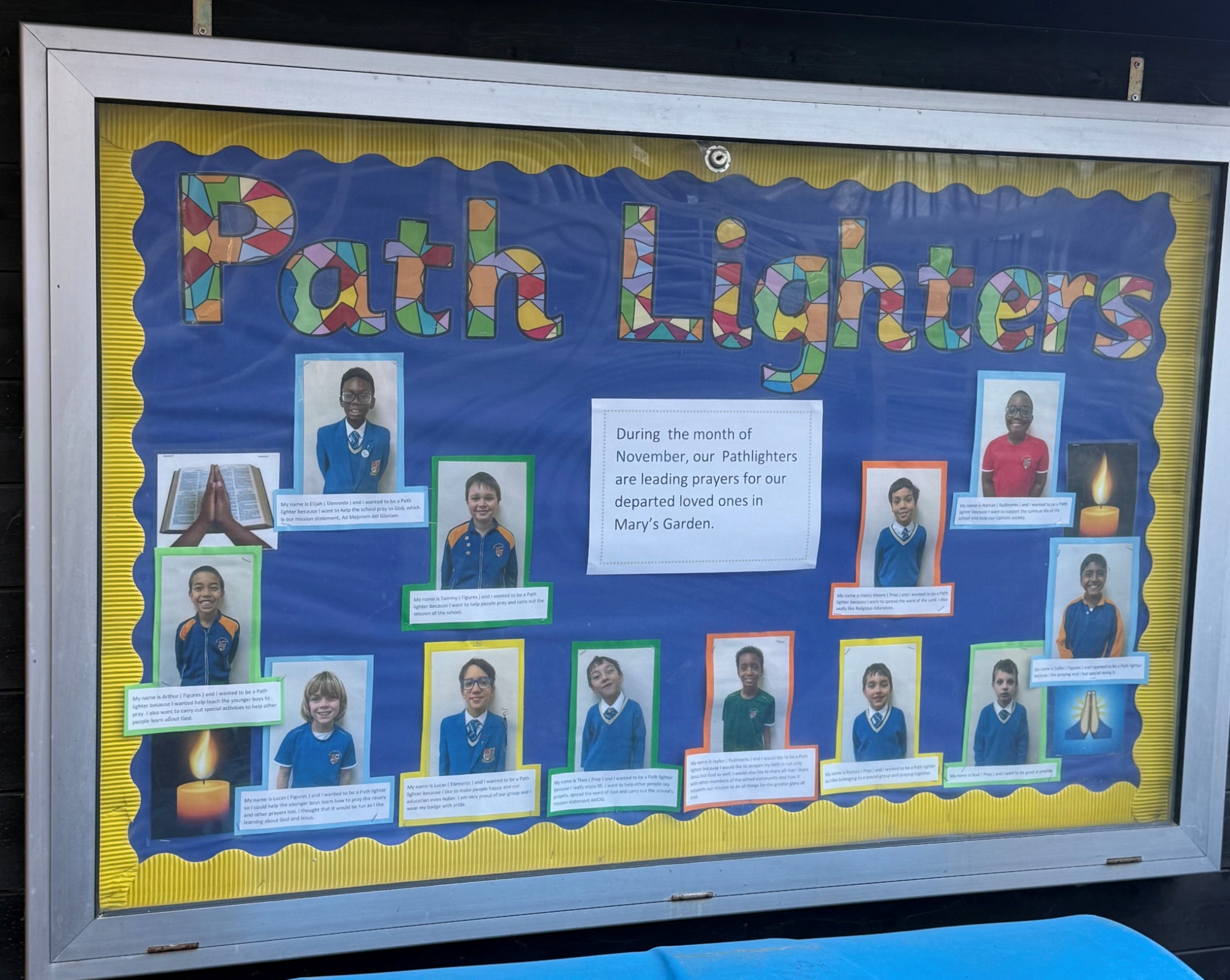 Loyola Prep Path Lighters board
