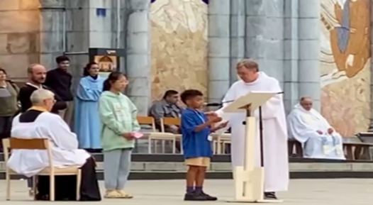 Loyola Prep boys at Lourdes