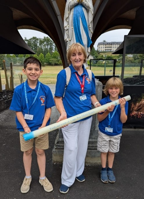 Loyola Prep boys at Lourdes