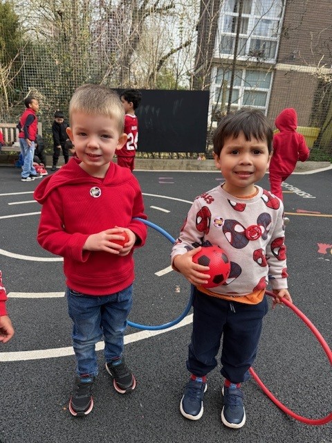 Loyola boys wearing red for Red Nose Day 2026
